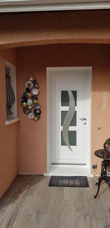 Rénovation d'une porte d'entrée PVC à Montbrun Lauragais