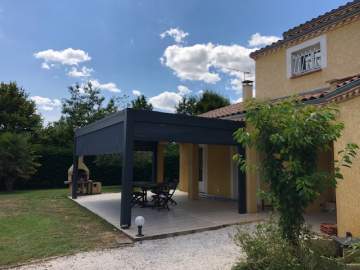 Pergola bioclimatique à Castanet Tolosan